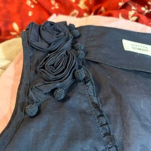 Navy Blue Designer Women's Blouse